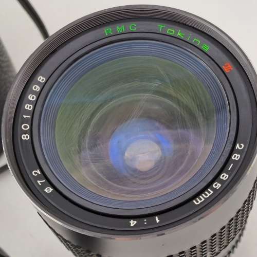 RMC Tokina 28-85mm F1:4 lens with caps in Case-72mm Diameter