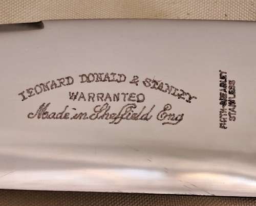 Knife Makers Project !!! Antique Leonard Donald & Stanley Sheffield Carving set handles  detoriated