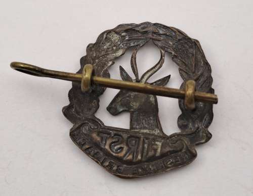 WW2 South Africa First Brigade Collar Badge 31x28mm
