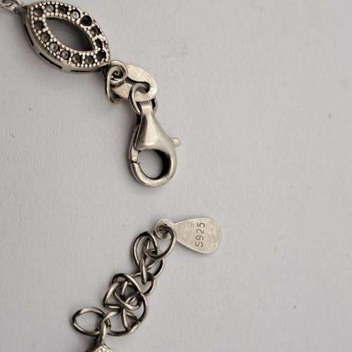 pre-owned Sterling .925 Silver bracelet 205mm