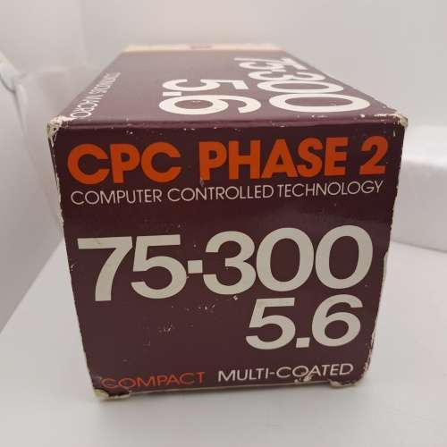 Auto Zoom CPC Phase 2 -75-300mm f5.6 Continuous Mackro Lens  Universal