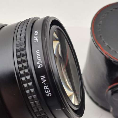 Vintage Japanese Marexar Macrowider-II SER-VII 55mm Lens in Case with Cap