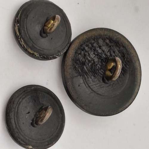 Lot of 3 old Military buttons