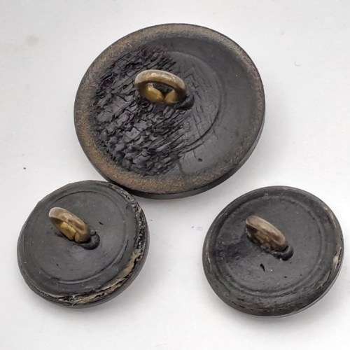 Lot of 3 old Military buttons