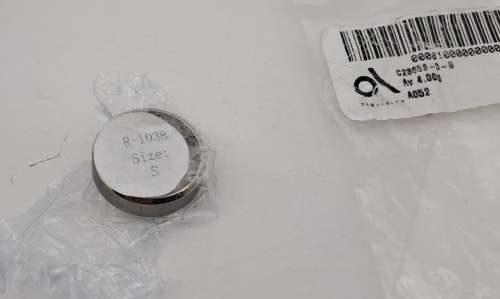Mens OA Titanium Ring Size S (19,33mm)