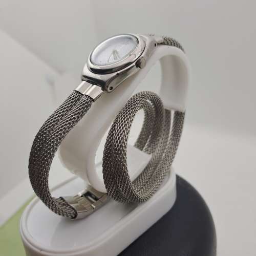 Pre-owned 1999 Swatch mignardise Irony Ladies watch with long Bracelet