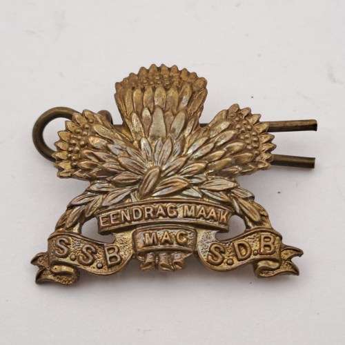South African Army WW2 South African Special Service Battalion Africa Cap Badge