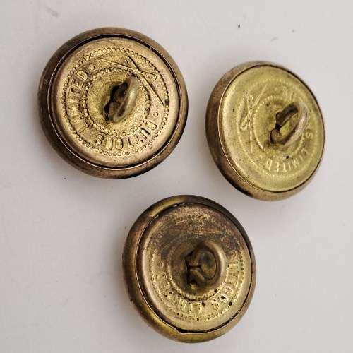 3 Unie van Zuid Afrika tunic Buttons 21mm