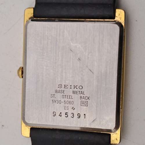 Pre-owned Ladies Seiko 5Y30-5060 Quartz watch with Leather strap working