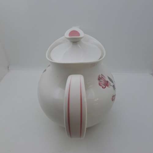 Vintage Royal Doulton PILLAR ROSE English translucent China Teapot  160x250x140mm