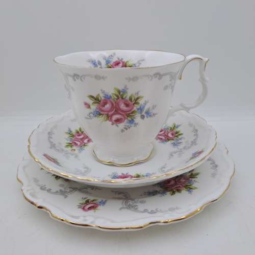 Vintage Royal Albert TRANQUILLITY Bone China Trio (5 Available)
