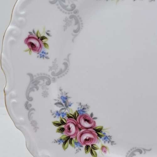 5 Vintage Royal Albert TRANQUILLITY Bone China Tea Cake plates 160mm