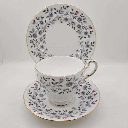 Vintage Paragon `Vanity Fayre` Trio Fine Bone China (6 Available )