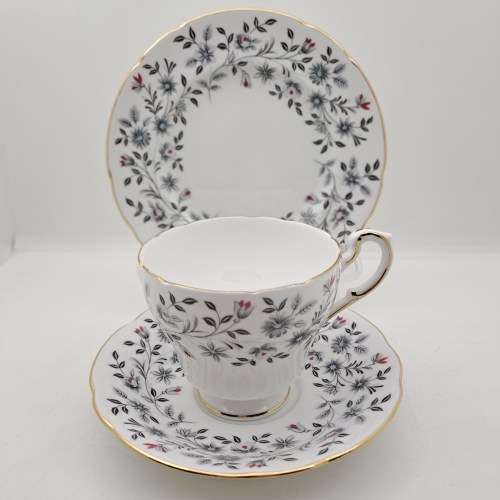 Vintage Paragon `Vanity Fayre` Trio Fine Bone China (6 Available )