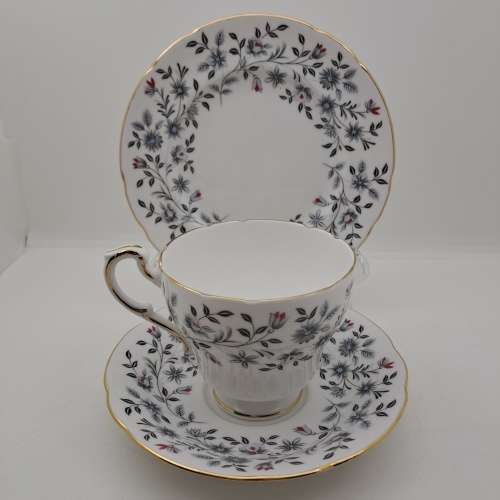 Vintage Paragon `Vanity Fayre` Trio Fine Bone China (6 Available )