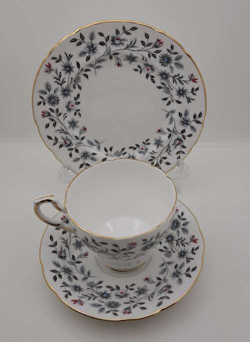 Vintage Paragon `Vanity Fayre` Trio Fine Bone China (6 Available )