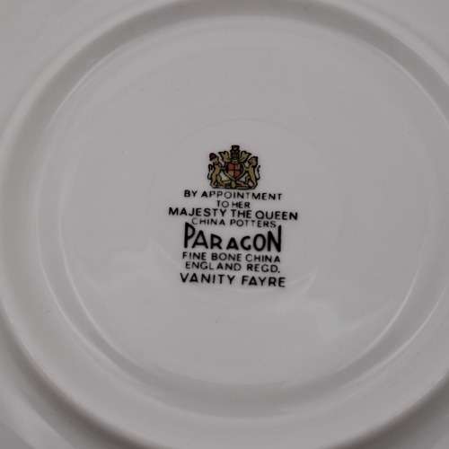 Vintage Paragon `Vanity Fayre` Trio Fine Bone China (6 Available )