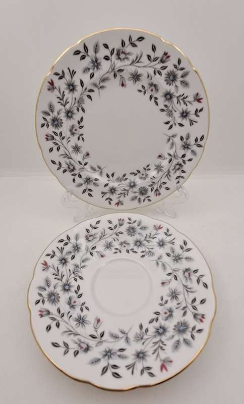Vintage Paragon `Vanity Fayre` Trio Fine Bone China (6 Available )