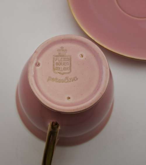 Vintage Flora Gouda Large Trio made in Holland (Cup has a Hairline Crack)