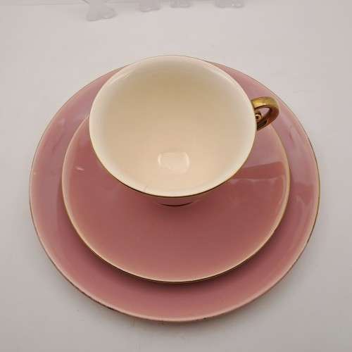 Vintage Flora Gouda Large Trio made in Holland (Cup has a Hairline Crack)