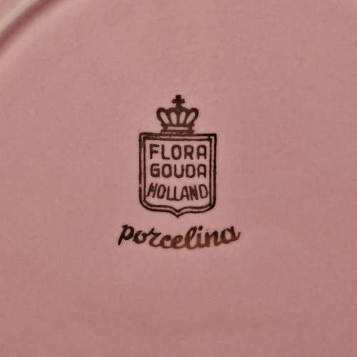 Vintage Flora Gouda Side Plate made in Holland