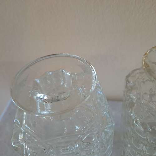 Antique Silver Plate Tantalus (3 Decanter set ) England -