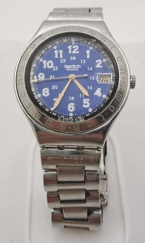 1993 Pre-owned Swiss Swatch Irony Mens Watch -working