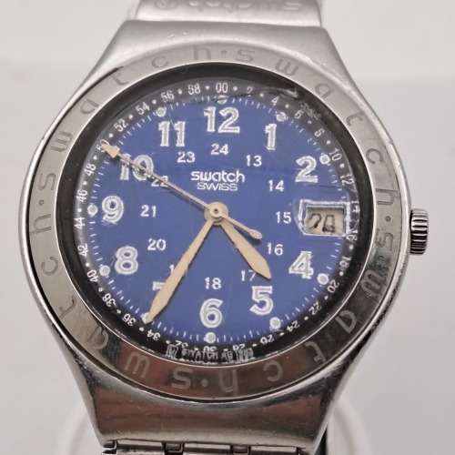1993 Pre-owned Swiss Swatch Irony Mens Watch -working
