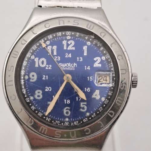 1993 Pre-owned Swiss Swatch Irony Mens Watch -working