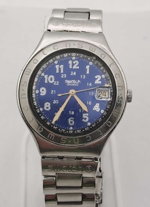 1993 Pre-owned Swiss Swatch Irony Mens Watch -working