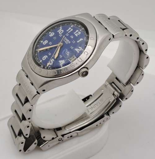 1993 Pre-owned Swiss Swatch Irony Mens Watch -working