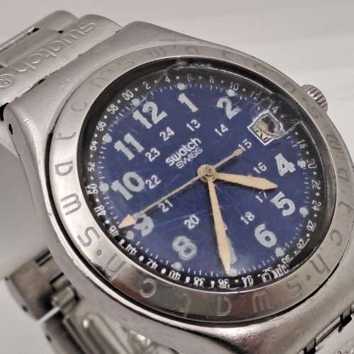 1993 Pre-owned Swiss Swatch Irony Mens Watch -working