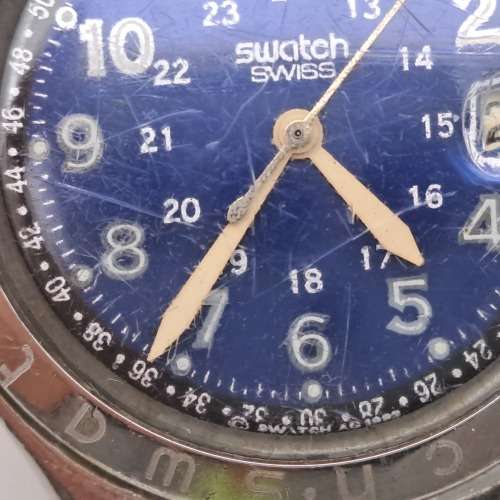 1993 Pre-owned Swiss Swatch Irony Mens Watch -working