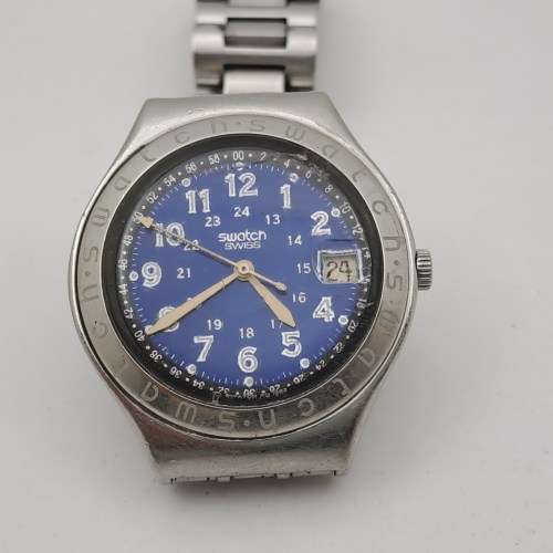 1993 Pre-owned Swiss Swatch Irony Mens Watch -working
