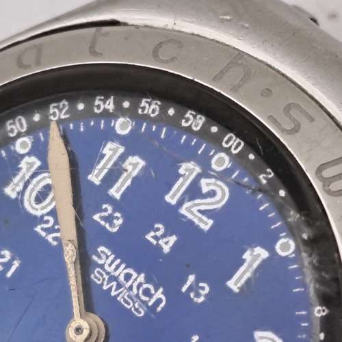 1993 Pre-owned Swiss Swatch Irony Mens Watch -working