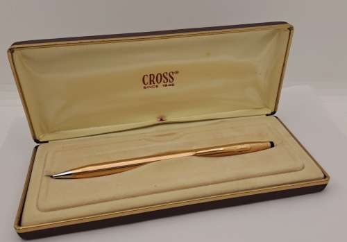 14kt Rolled Gold Cross Pencil 0,5mm lead in Case -Made in Ireland
