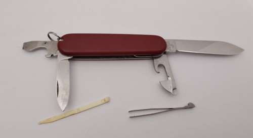 Vintage Victorinox Officier Swiss Army knife  with Toothpick & Tweezer
