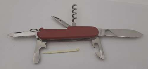 Vintage Victorinox Officier Swiss Army knife  with Toothpick & Tweezer-Very Good Condition