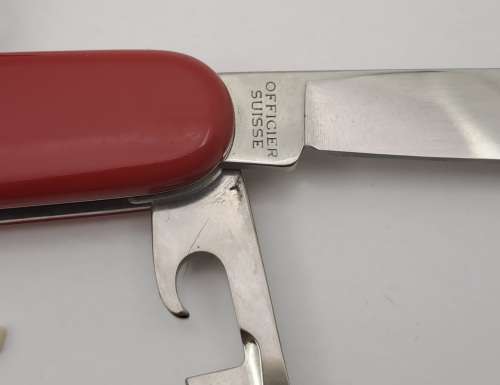 Vintage Victorinox Officier Swiss Army knife  with Toothpick & Tweezer-Very Good Condition