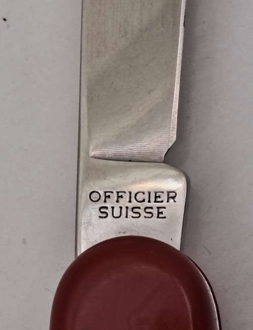 Vintage Victorinox Officier Swiss Army knife  with Toothpick & Tweezer-Very Good Condition