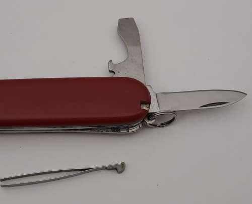 Vintage Victorinox Officier Swiss Army knife  with  Tweezer (No Toothpick)