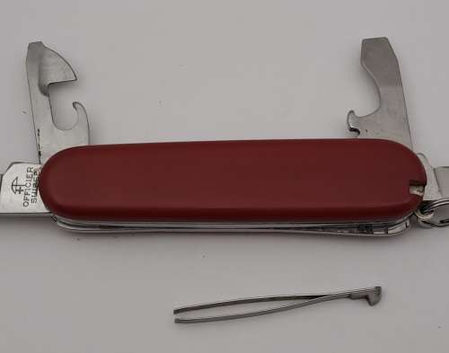 Vintage Victorinox Officier Swiss Army knife  with  Tweezer (No Toothpick)