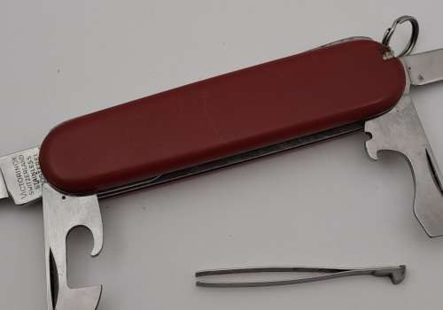 Vintage Victorinox Officier Swiss Army knife  with  Tweezer (No Toothpick)
