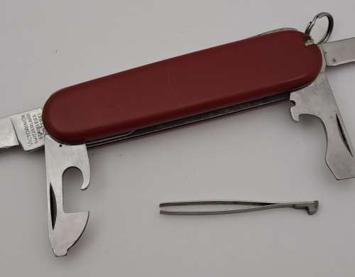 Vintage Victorinox Officier Swiss Army knife  with  Tweezer (No Toothpick)