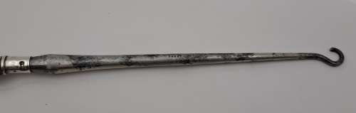 Antique 1901 Sterling Silver handle Button Hook -Birmingham England By Levi & Salaman