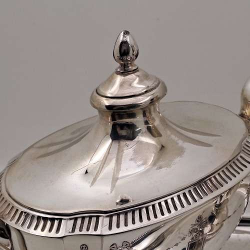 Antique 1920`s Antique Community Plate Sugar pot&creamer on Tray -No. 11902,11903 and 11958