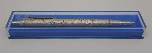 1960`s Rolex Merkur Sterling Tribes of Israel Pen -Souvenir Judaica made in Jerusalem