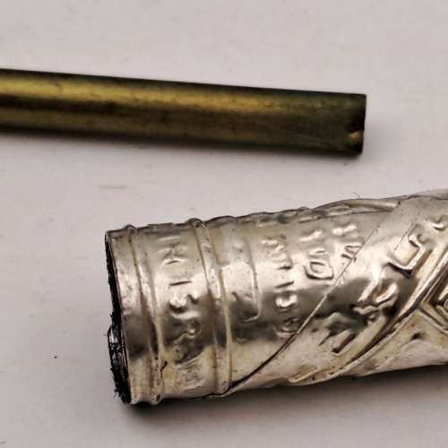 1960`s Rolex Merkur Sterling Tribes of Israel Pen -Souvenir Judaica made in Jerusalem