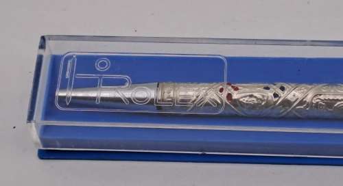 1960`s Rolex Merkur Sterling Tribes of Israel Pen -Souvenir Judaica made in Jerusalem