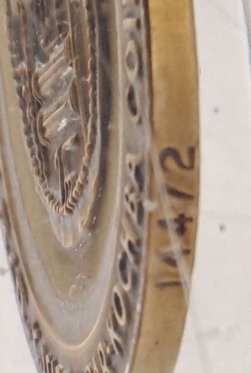 1965-1966 Israel Medal - Israel Historical Cities Coin of Jerusalem- in Perspex Mould -